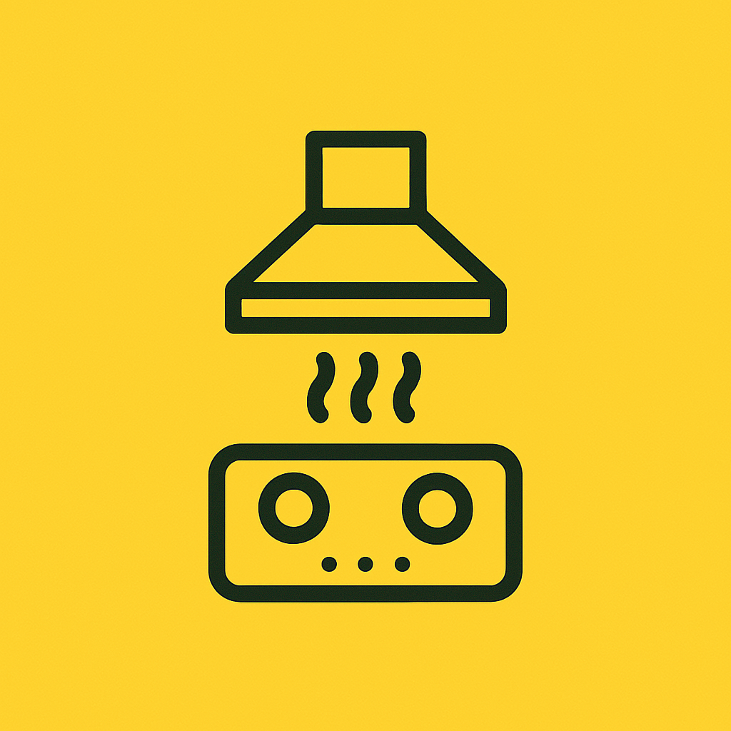 Stove with Chimney at Tiny Place